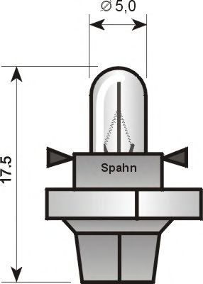 SPAHN GLUHLAMPEN 760703 -  